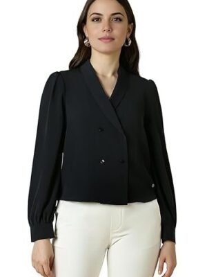 AS Women's Solid Regular Fit Blouse