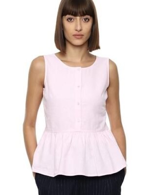 Women Sleeveless Regular Fit Shirt
