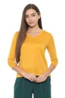 Women's Regular Fit Modal V Neck Shirt