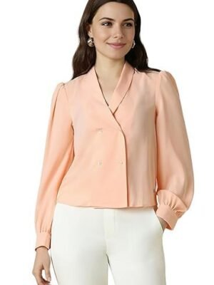 AS Women's Solid Regular Fit Blouse